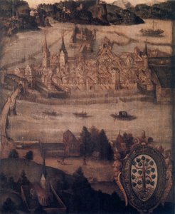 Uitzicht op de stad Lindau door Jacob U. M.